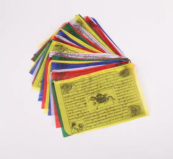 Tibetan Buddhist Large Prayer Flag