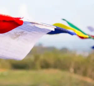 Tibetan Buddhist Large Prayer Flag