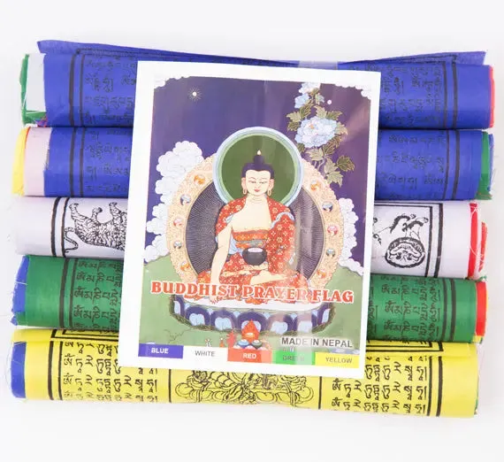 Tibetan Buddhist Prayer Flag Handmade in Nepal