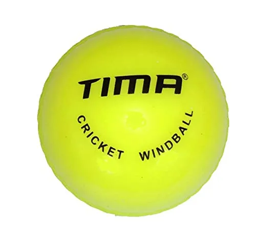 Tima Set of 12 Pcs Cricket Wind Balls Hard Practice Beach Indoor Outdoor Windball (Multicolor)