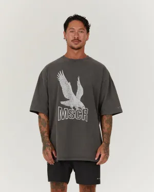 TIMELESS EAGLE TEE - FADED ONYX