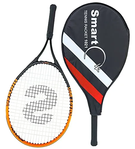 Toyshine SSTP Power 27 Professional Aluminium Tennis Racquet, Good Control Grip, Strung with Cover (Multicolor)
