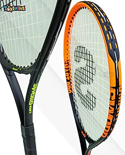 Toyshine SSTP Power 27 Professional Aluminium Tennis Racquet, Good Control Grip, Strung with Cover (Multicolor)
