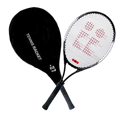 Toyshine SSTP Power 27 Professional Aluminium Tennis Racquet, Good Control Grip, Strung with Cover (Multicolor)