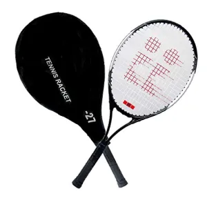 Toyshine SSTP Power 27 Professional Aluminium Tennis Racquet, Good Control Grip, Strung with Cover (Multicolor)
