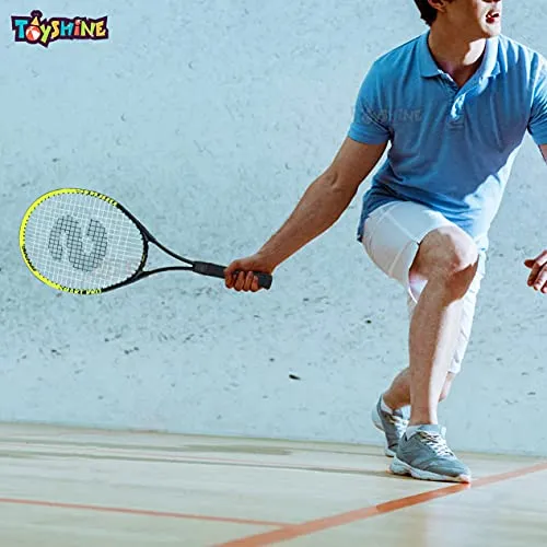 Toyshine SSTP Power 27 Professional Aluminium Tennis Racquet, Good Control Grip, Strung with Cover (Multicolor)