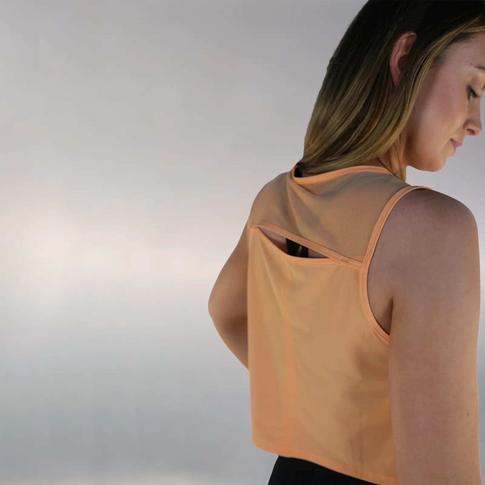Training Cropped Vest - Orange