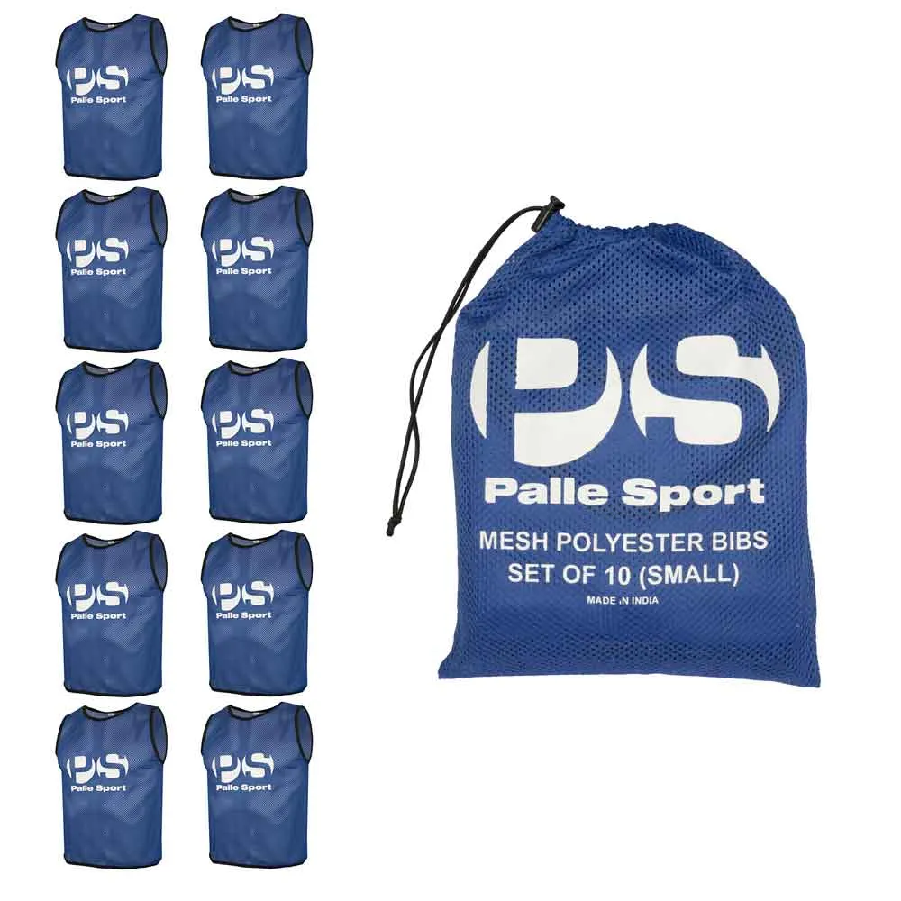 Training - Lightweight Breathable Mesh Training Bibs - Sets of 10 - Sizes: Small to X-Large – Colour: Azzurri