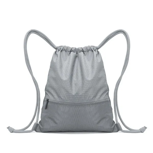 Travel Drawstring Storage Bag Waterproof Lightweight Swimming Gym Yoga School Backpack