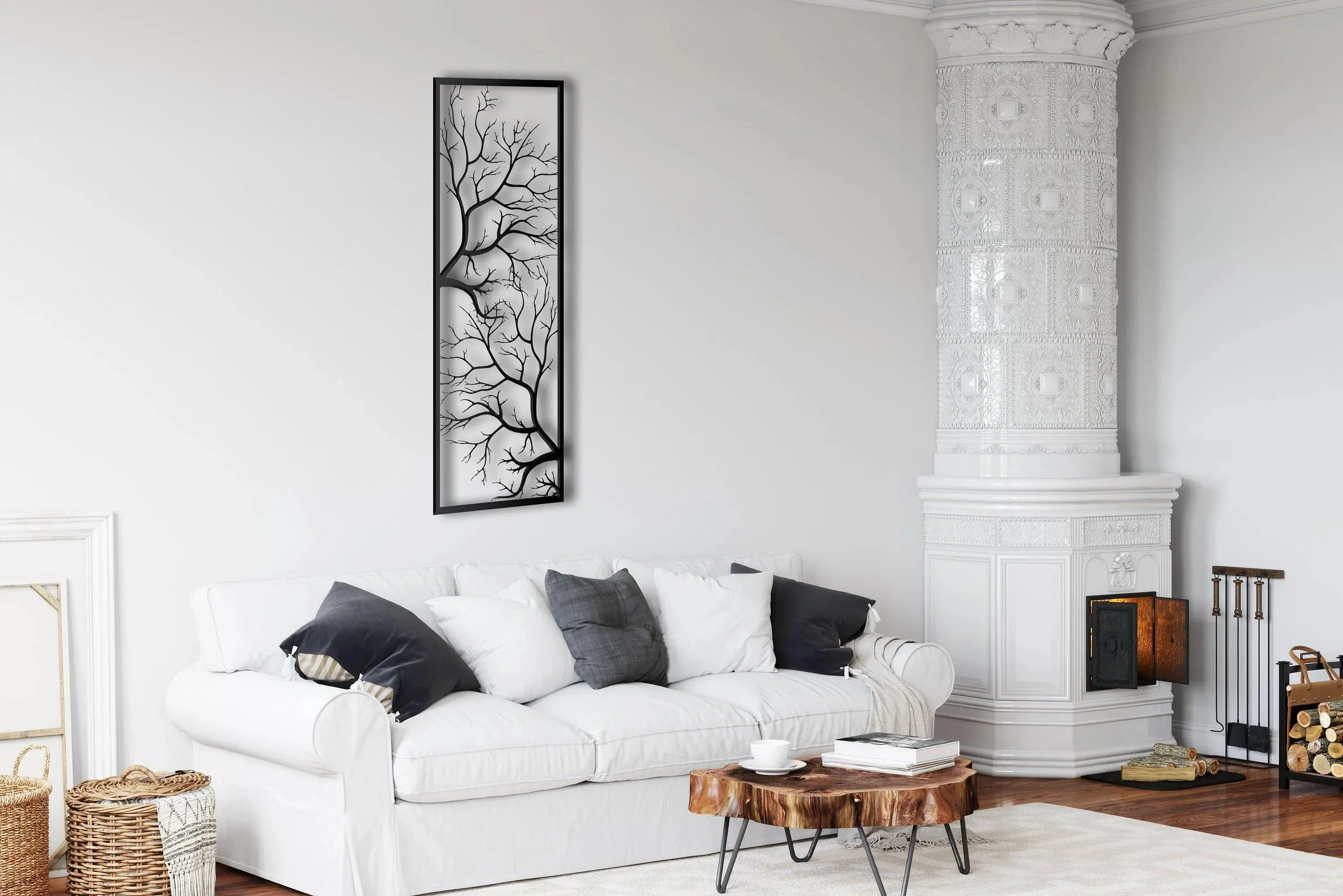 Tree Branch Metal Wall Hanging Decor