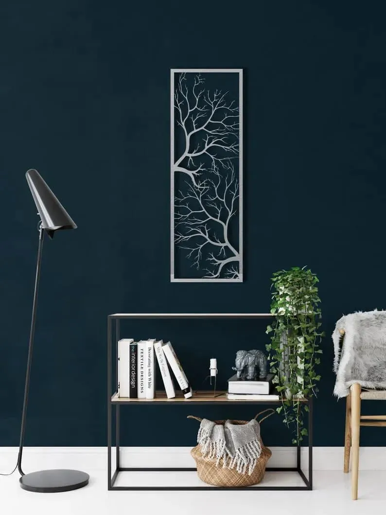 Tree Branch Metal Wall Hanging Decor