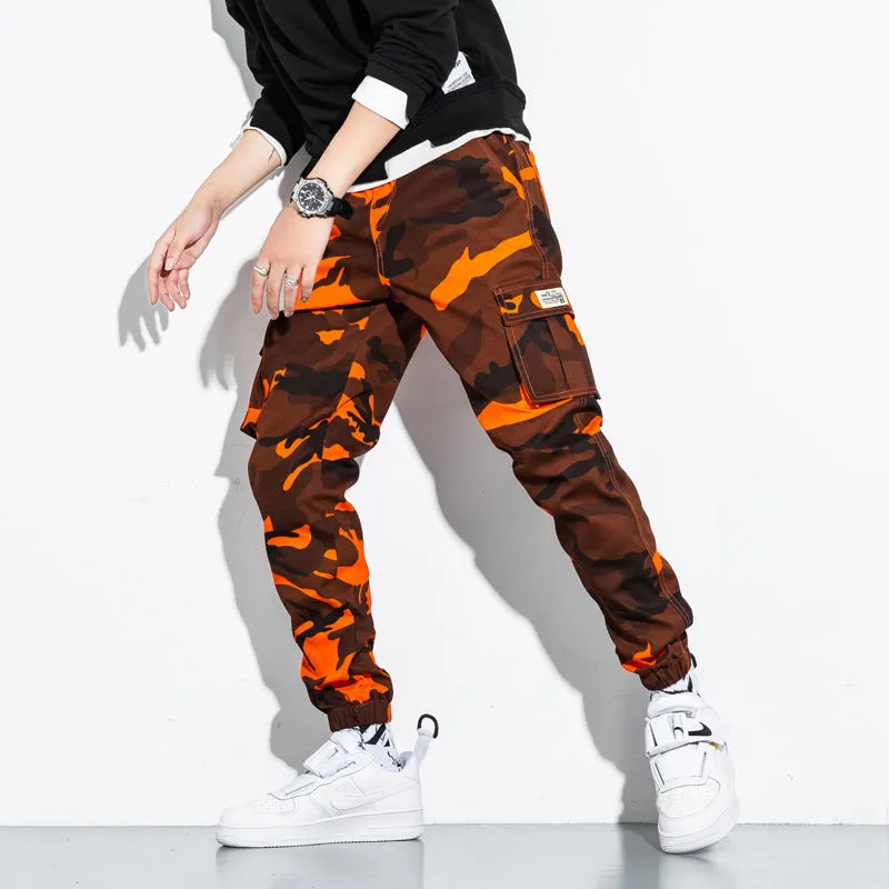 Trendy multi-pocket pants-D412 | Inspanda