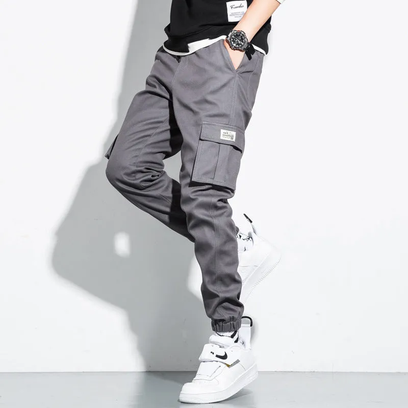 Trendy multi-pocket pants-D412 | Inspanda