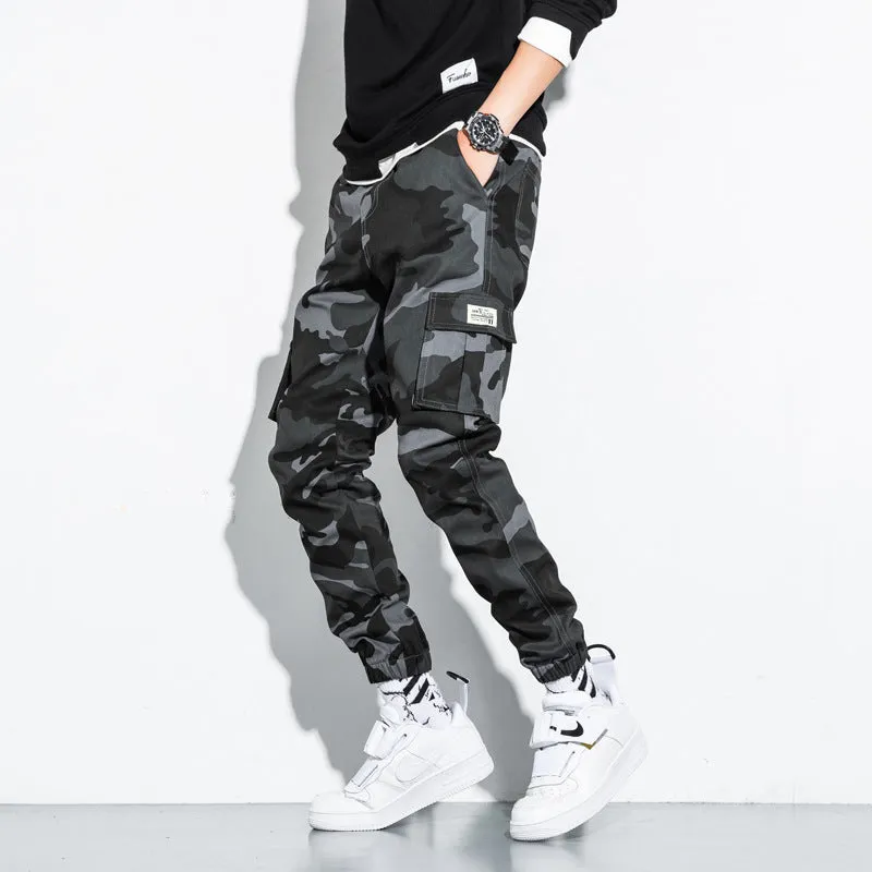 Trendy multi-pocket pants-D412 | Inspanda