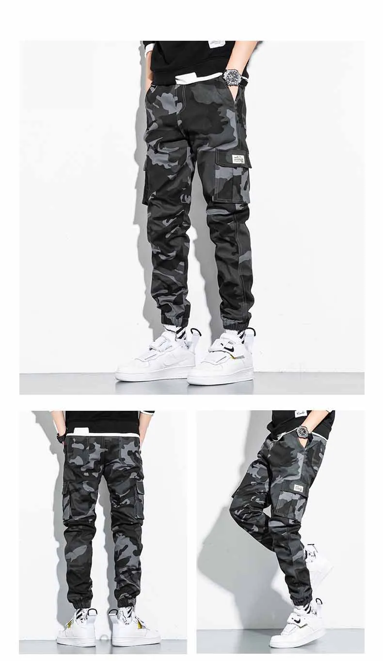 Trendy multi-pocket pants-D412 | Inspanda