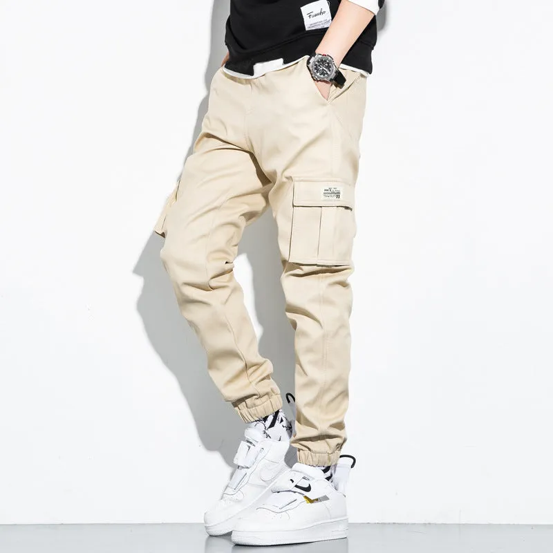 Trendy multi-pocket pants-D412 | Inspanda
