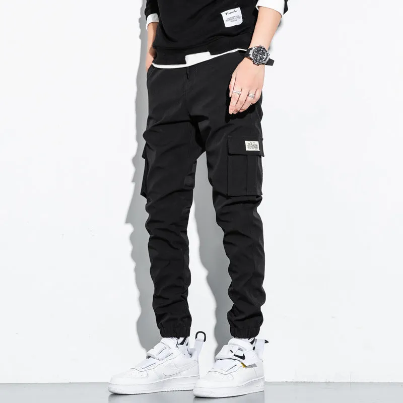 Trendy multi-pocket pants-D412 | Inspanda