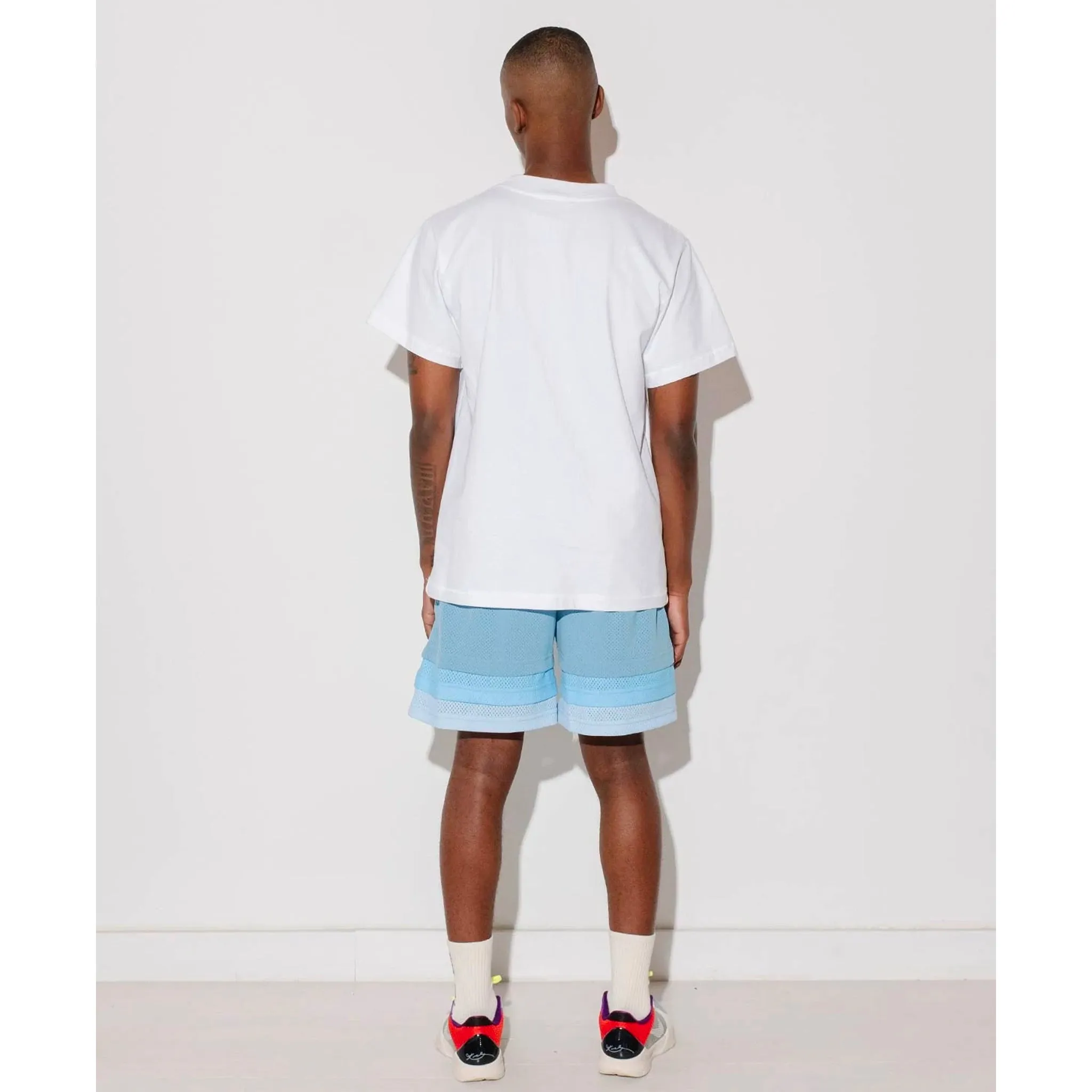 Triple Hem Shorts (Gradient Blue)