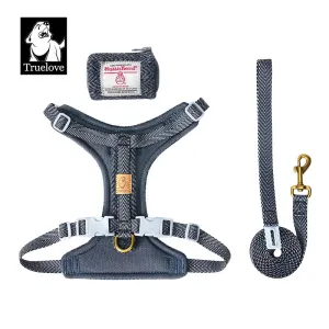 Truelove Comfort Fashionable Series Harness Leash Suit Convenient Poop Bag Dispenser TLH2912