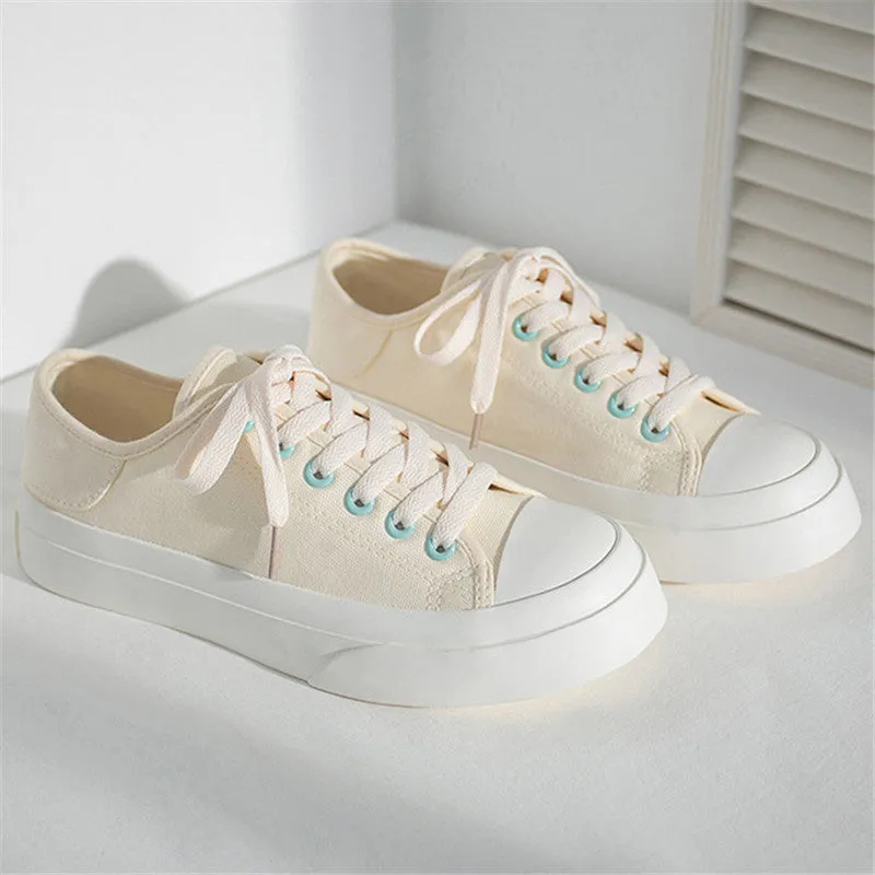 TULIP FLOWER EMBROIDERED CANVAS SHOES UB2627