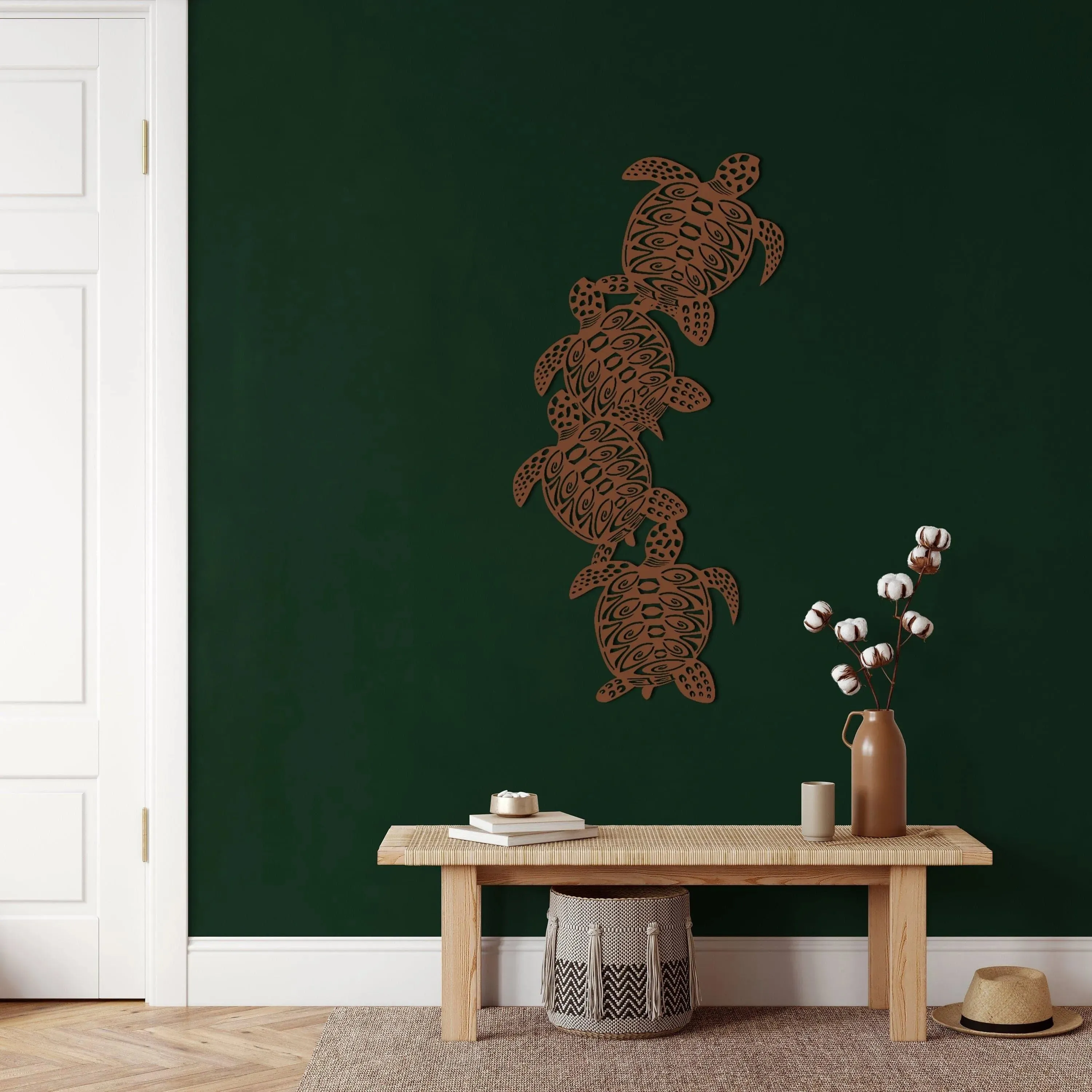 Turtle Metal Wall Decor