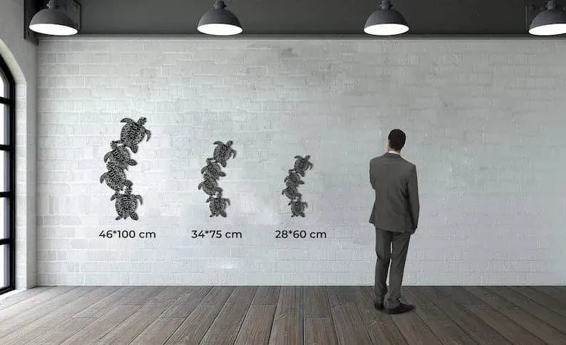 Turtle Metal Wall Decor