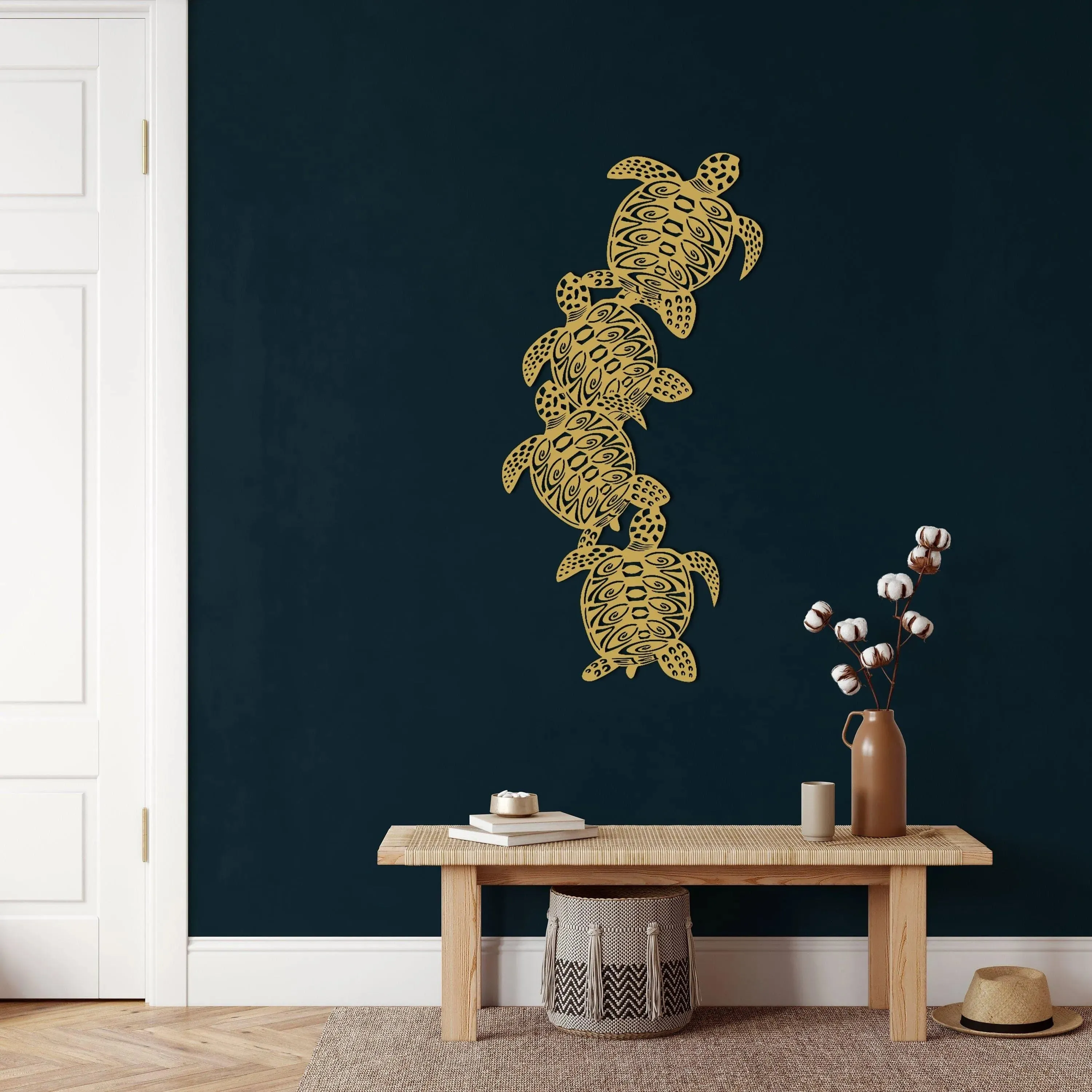 Turtle Metal Wall Decor