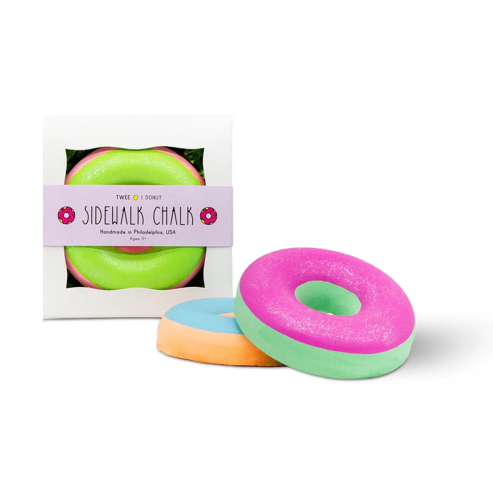 TWEE Handmade Sidewalk Chalk - Frosted Donut