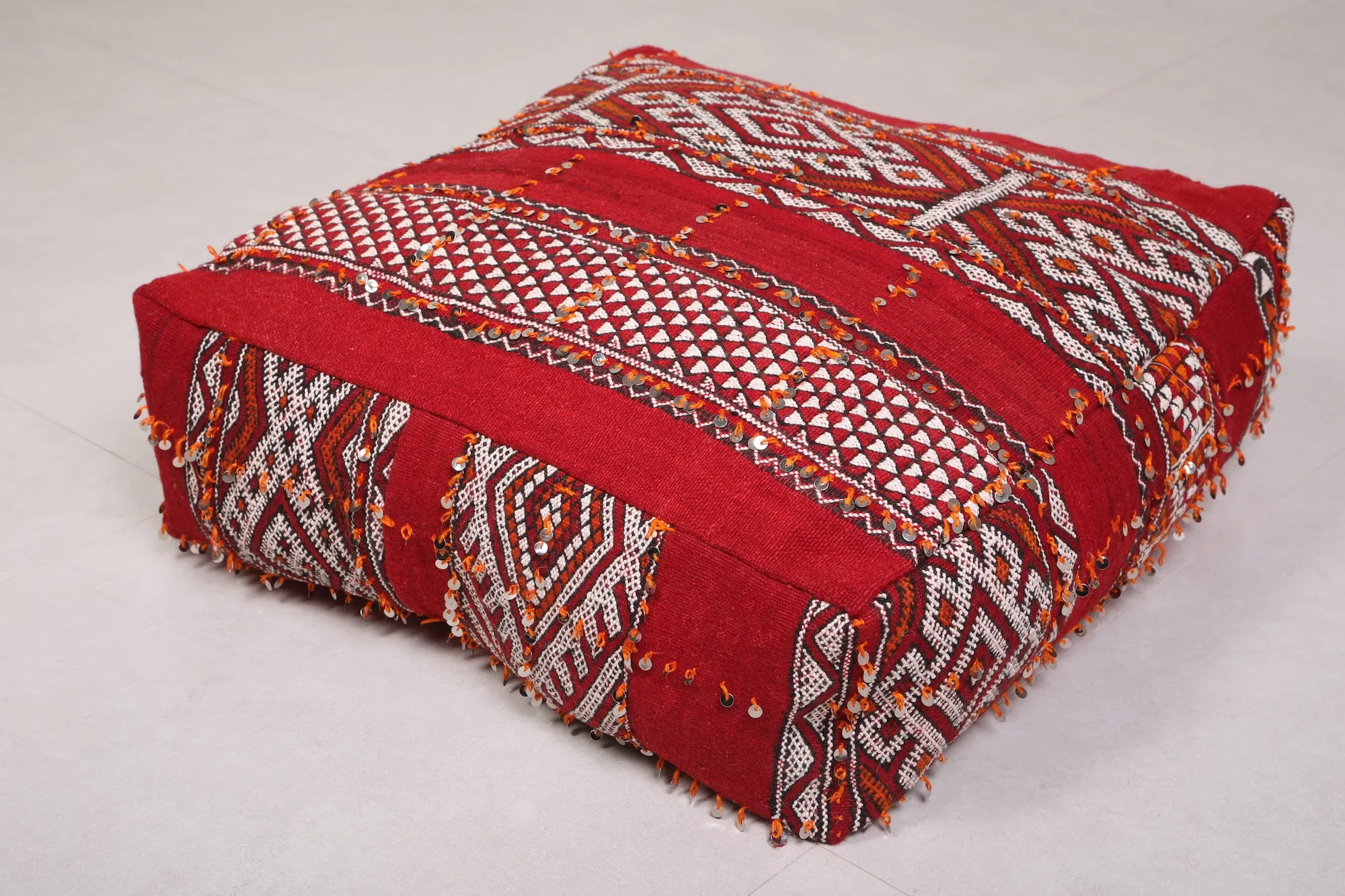 Two Fabulous Poufs for home berber decor