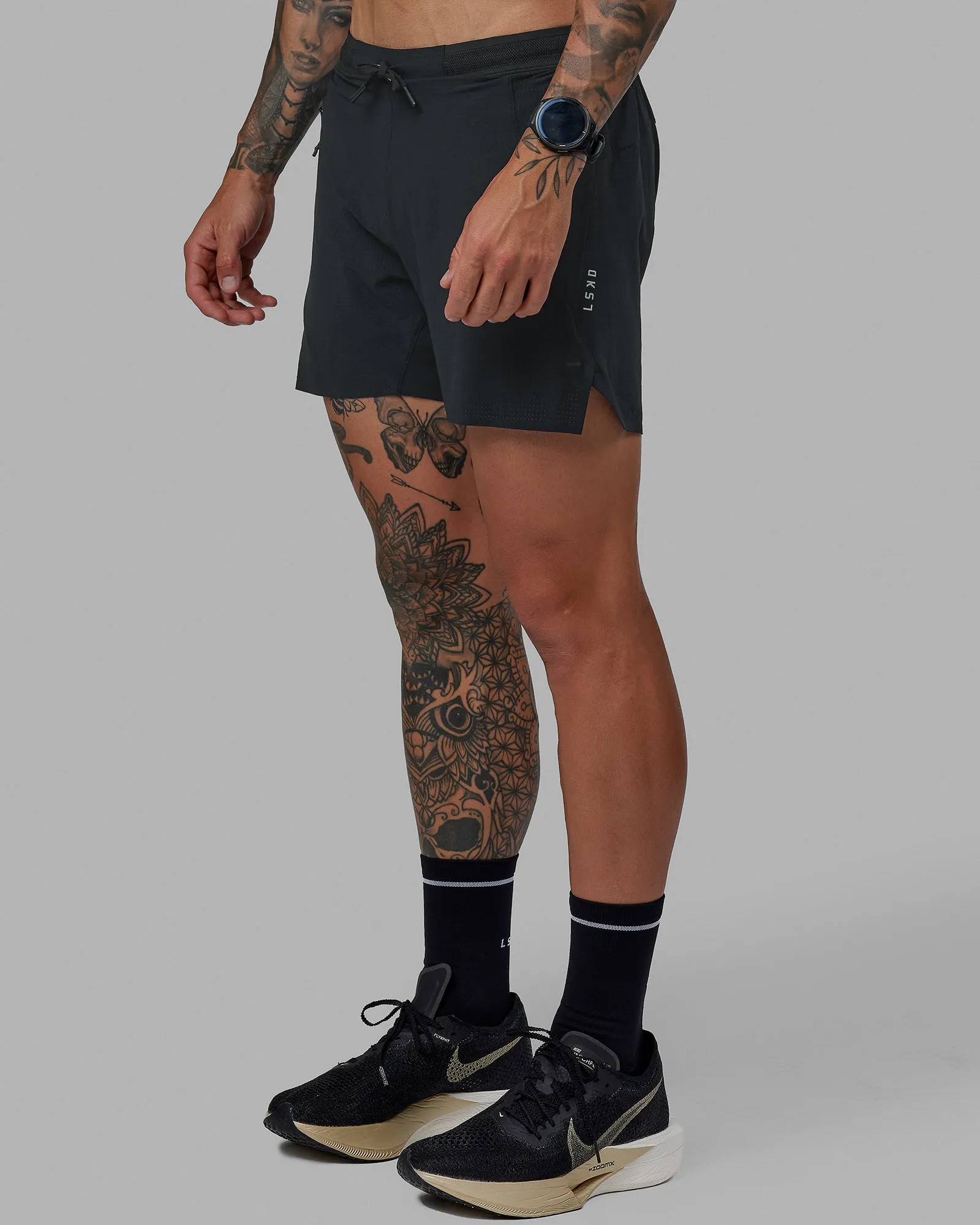 UltraAir 5" Lined Performance Short - Pirate Black