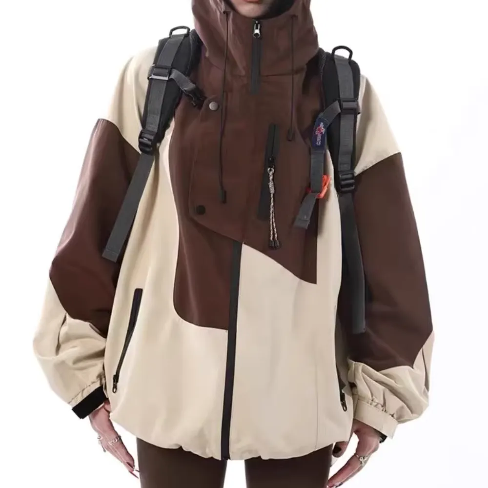 Urban Contrast Color Outdoor Jacket