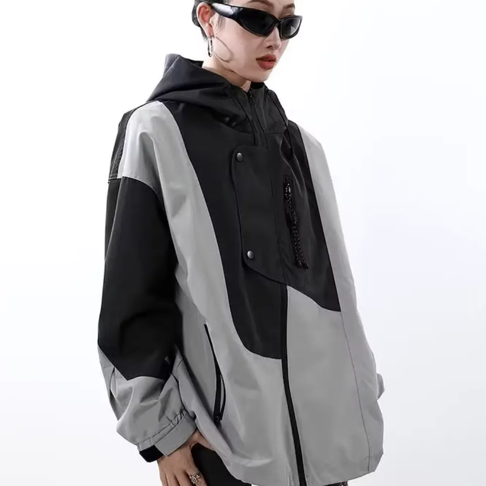 Urban Contrast Color Outdoor Jacket