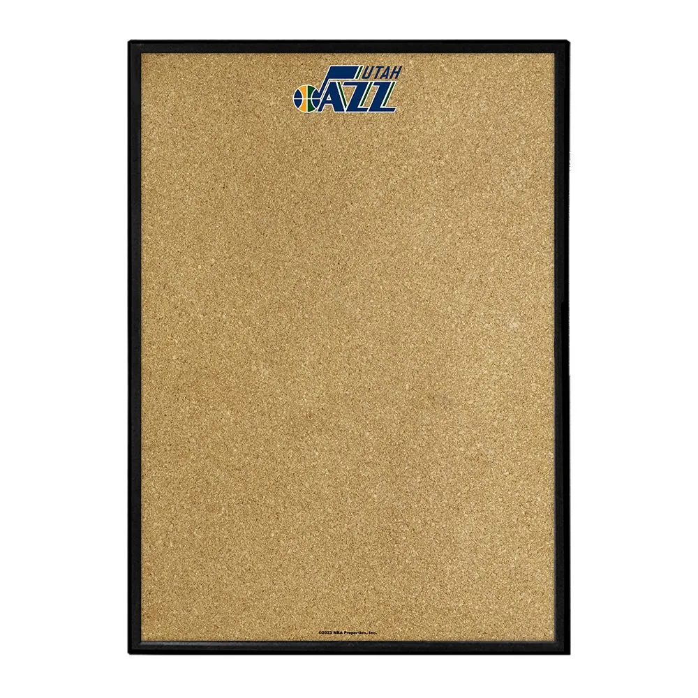 Utah Jazz: Framed Corkboard