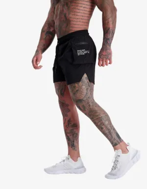 Utility Shorts Black