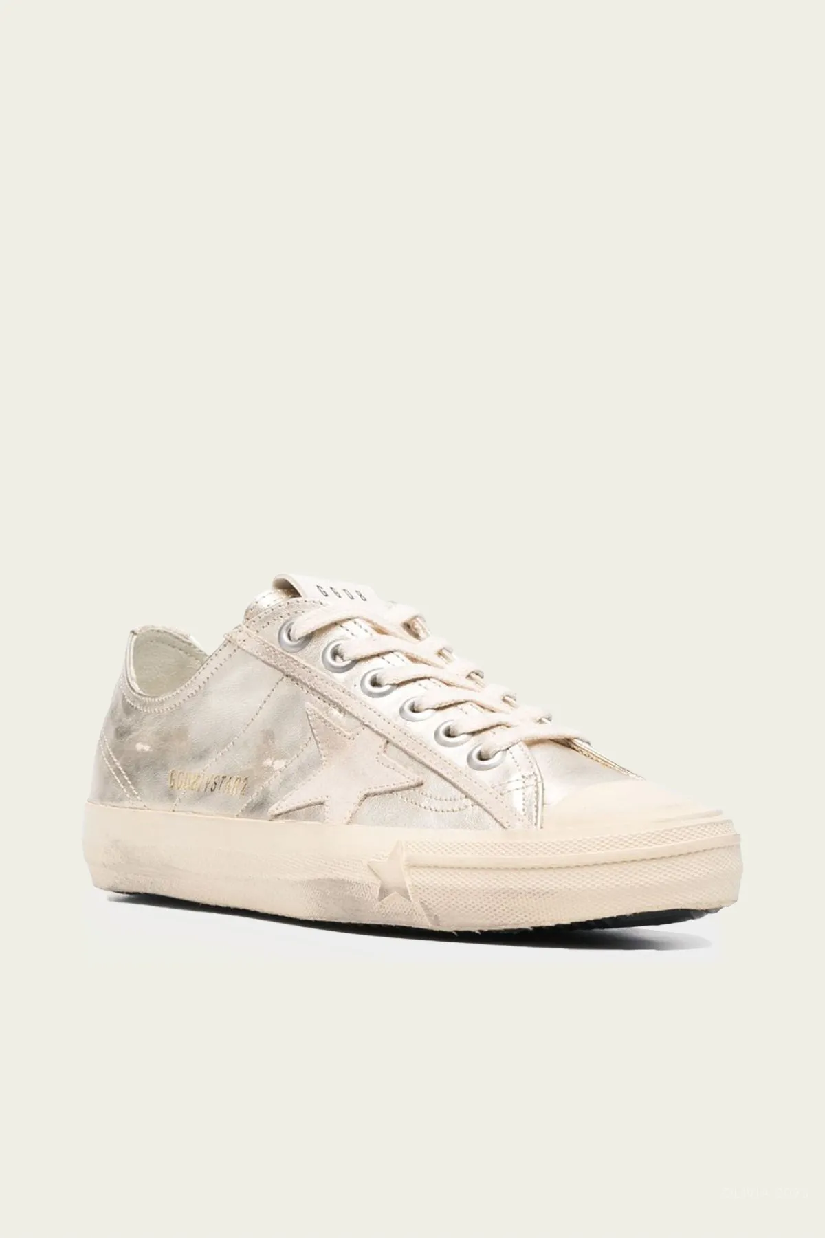 V-Star Platinum Laminated Leather Sneaker