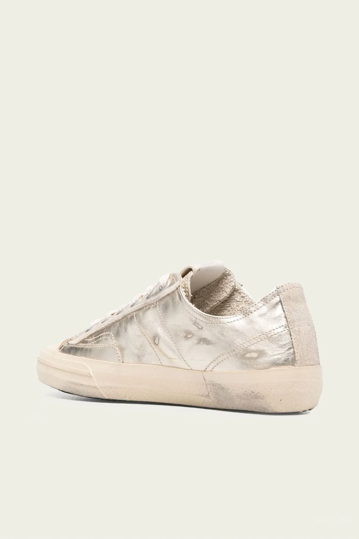 V-Star Platinum Laminated Leather Sneaker