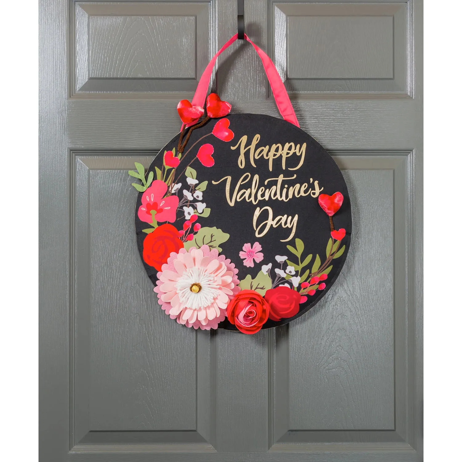 Valentine's Day Floral Door Décor,2dhb1656