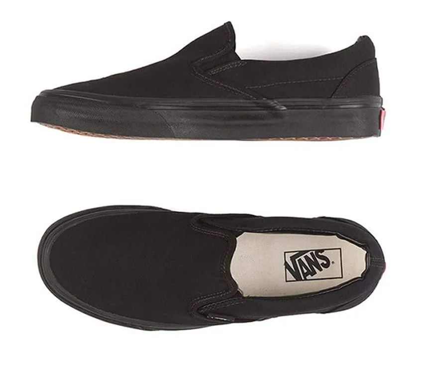 VANS CLASSIC SLIP ON BLACK BLACK