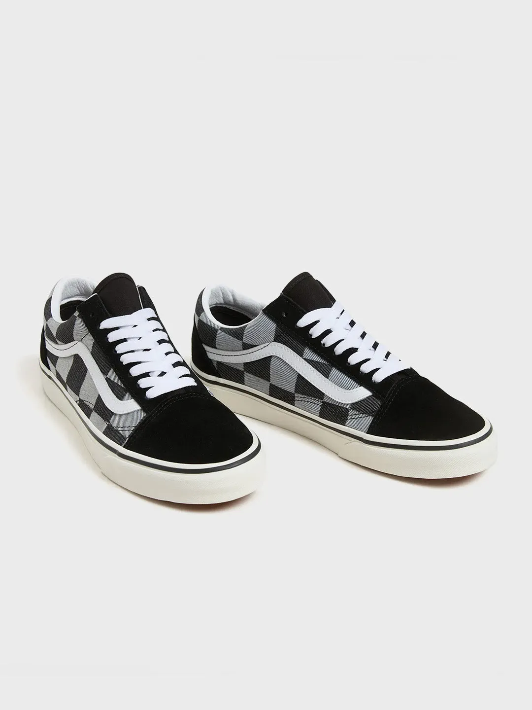 Vans Old Skool Sneakers | Mono Checkerboard Black