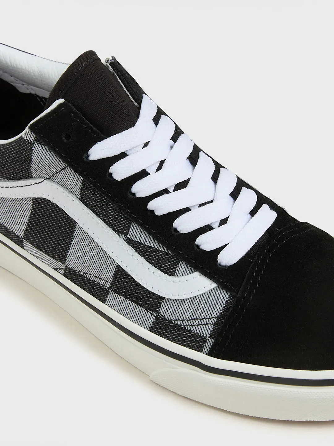 Vans Old Skool Sneakers | Mono Checkerboard Black