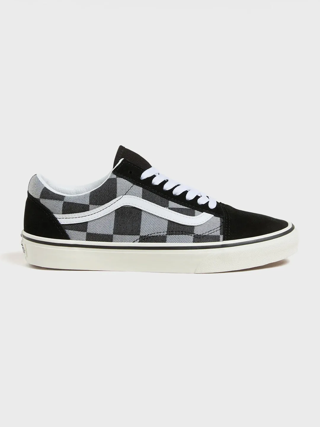 Vans Old Skool Sneakers | Mono Checkerboard Black