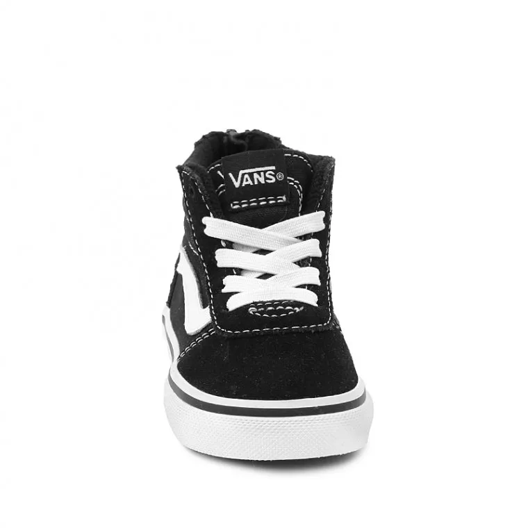 VANS Toddler Suede Canvas Ward Hi Zip Sneaker