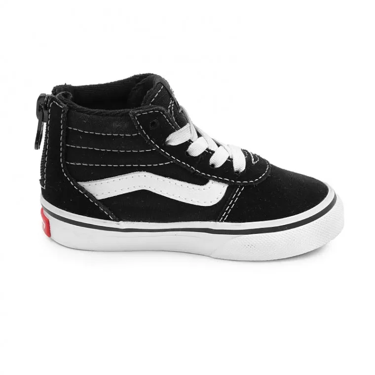 VANS Toddler Suede Canvas Ward Hi Zip Sneaker