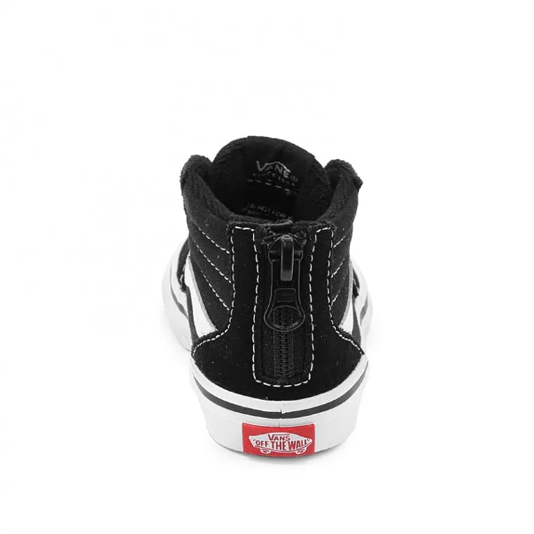 VANS Toddler Suede Canvas Ward Hi Zip Sneaker