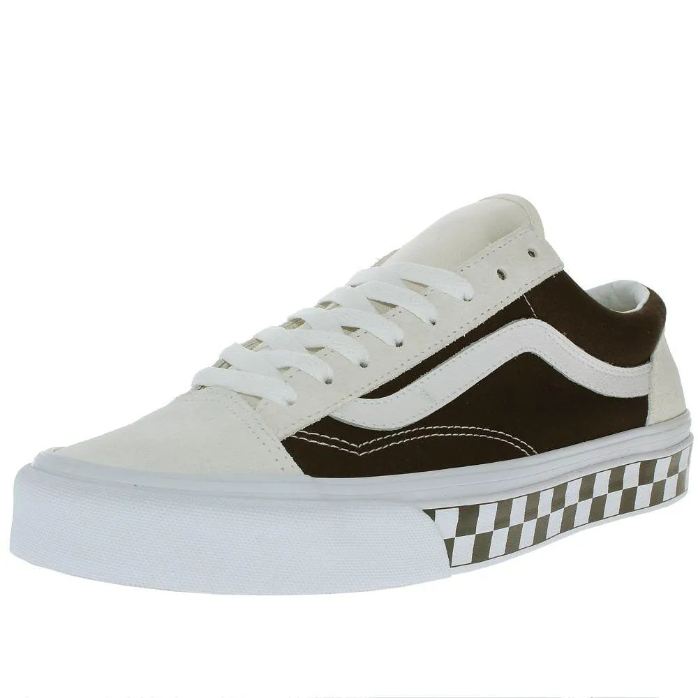 VANS Unisex Style 36 BMX Checkerboard Sneakers, Brown/White
