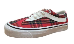VANS Women's Red Plaid Bold Ni Low Top Canvas Lace-Up Sneakers Size US 7 NWB