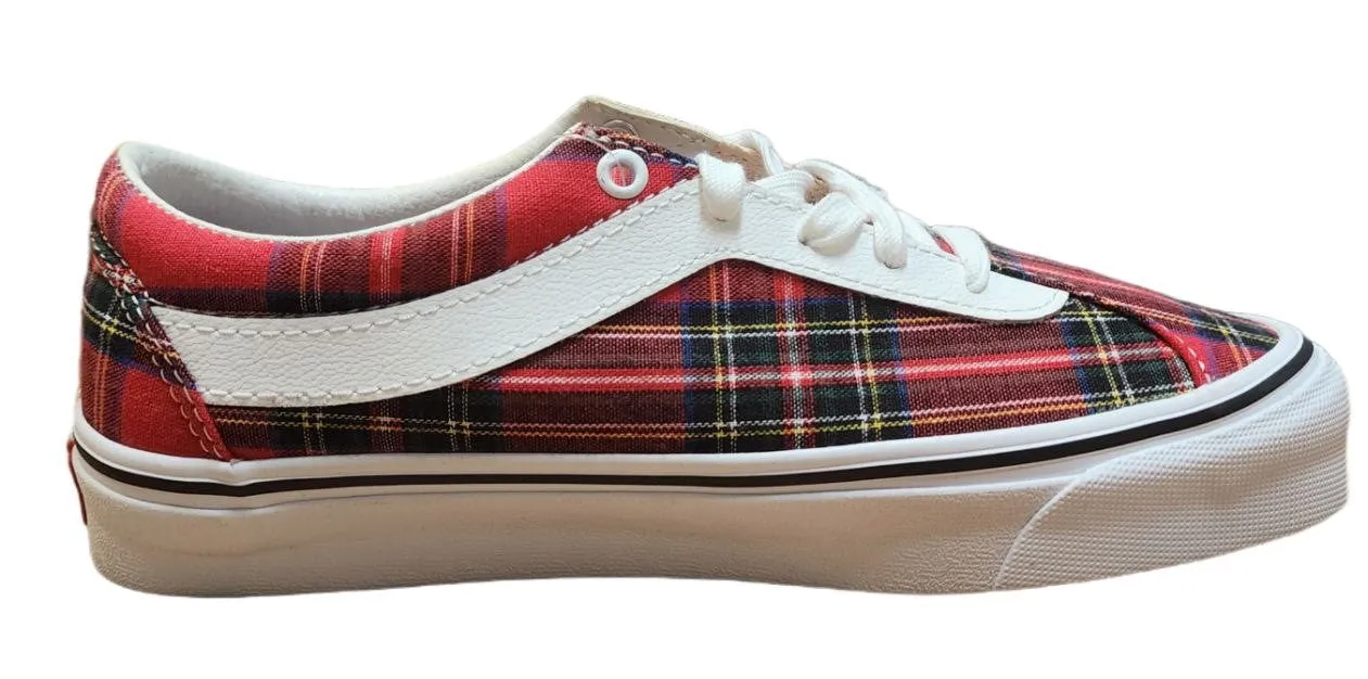 VANS Women's Red Plaid Bold Ni Low Top Canvas Lace-Up Sneakers Size US 7 NWB