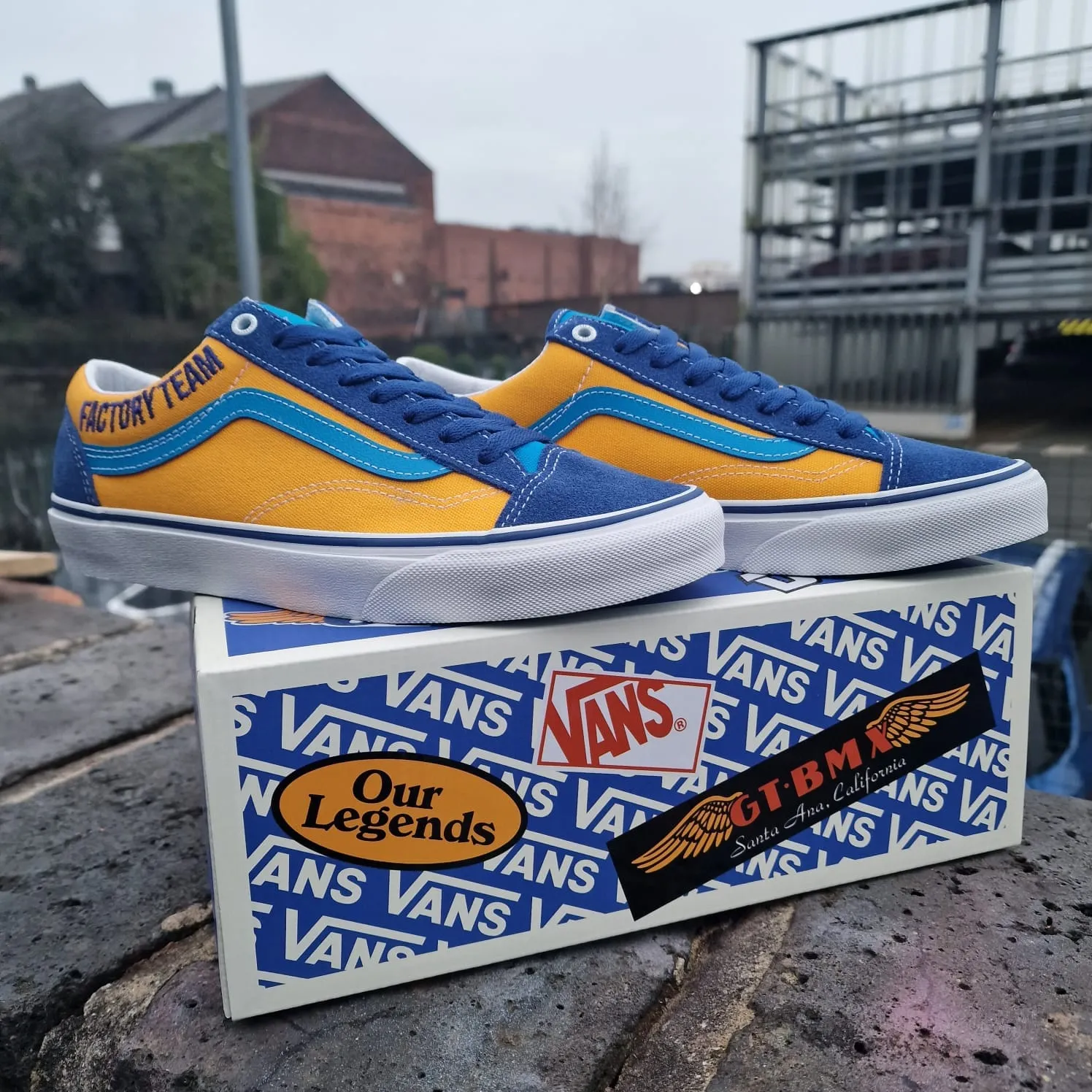 Vans x Our Legends GT Style 36 Shoes Blue / Yellow