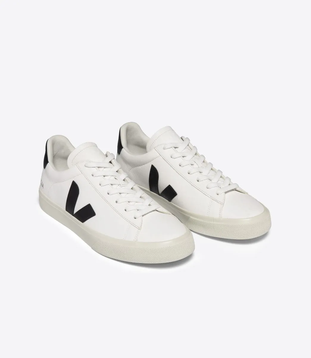 VEJA - Campo Chromefree Leather Sneaker - Extra White/Black