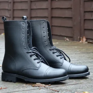 Vesuvius Ranger Leather Boots - Black